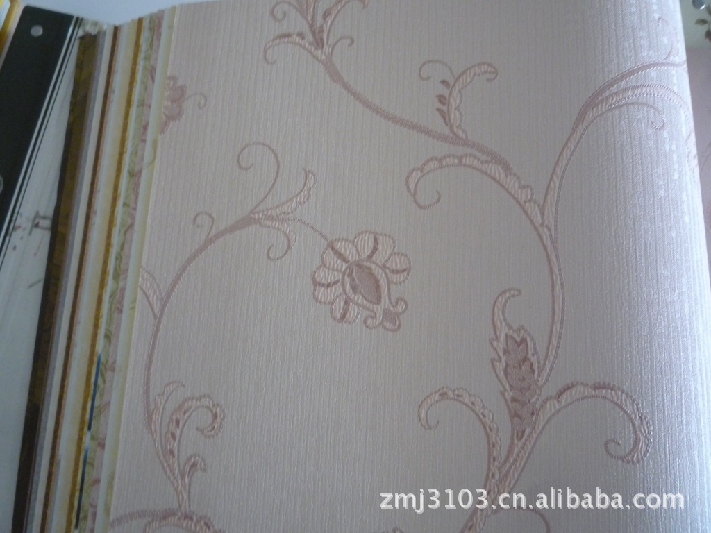 【墙纸 米兰墙纸 简欧式大花卧室客厅满铺墙纸4-2-p1090321】价格,厂家,图片,墙纸/壁纸/墙布/墙贴,成都致美佳装饰材料-