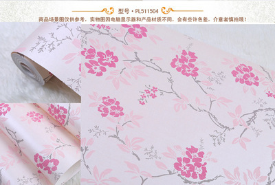 【时尚花朵墙纸 书房卧室电视床头沙发背景墙 高档无纺 壁纸PL5115】价格,厂家,图片,墙纸/壁纸/墙布/墙贴,上海嘉乐士墙纸-